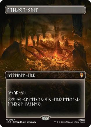 Treasure Vault (Borderless) (Dwarvish) (HOC-097) - [The Hobbit: Eternal-Legal] Foil