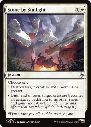 Stone by Sunlight (HOB-027) - [The Hobbit] Foil