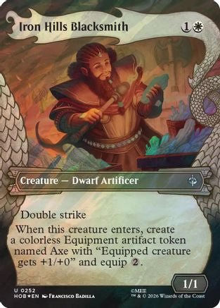 Iron Hills Blacksmith (Showcase) (Surge Foil) (HOB-252) - [The Hobbit] Foil