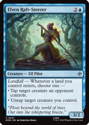 Elven Raft-Steerer (HOB-037) - [The Hobbit]