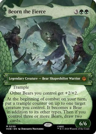 Beorn the Fierce (Showcase) (HOB-230) - [The Hobbit] Foil
