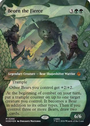 Beorn the Fierce (Showcase) (Surge Foil) (HOB-266) - [The Hobbit] Foil