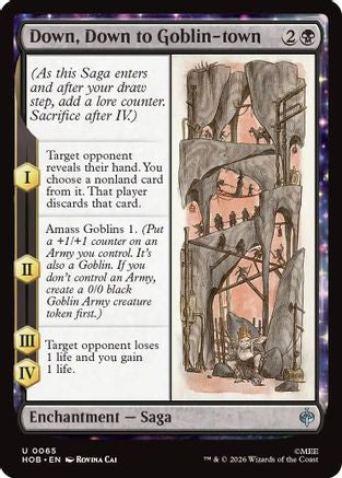 Down, Down to Goblin-town (HOB-065) - [The Hobbit] Foil