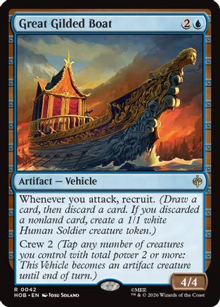 Great Gilded Boat (HOB-042) - [The Hobbit]