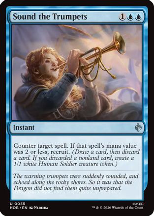 Sound the Trumpets (HOB-055) - [The Hobbit] Foil