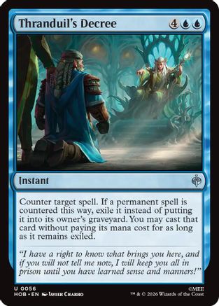 Thranduil's Decree (HOB-056) - [The Hobbit] Foil
