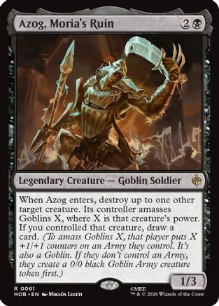 Azog, Moria's Ruin (HOB-061) - [The Hobbit] Foil