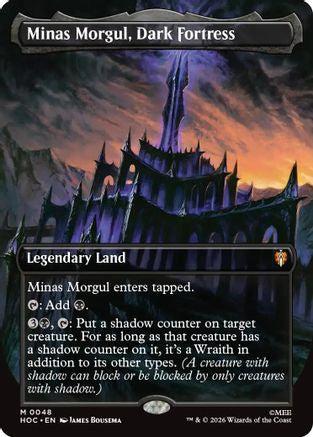 Minas Morgul, Dark Fortress (Borderless) (HOC-048) - [The Hobbit: Eternal-Legal]