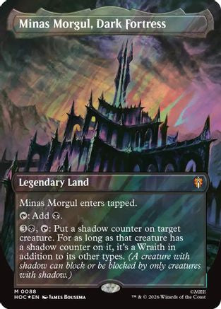 Minas Morgul, Dark Fortress (Borderless) (Surge Foil) (HOC-088) - [The Hobbit: Eternal-Legal] Foil