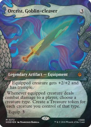 Orcrist, Goblin-cleaver (Showcase) (Surge Foil) (HOB-272) - [The Hobbit] Foil