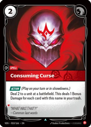 Consuming Curse (010/166) - Vendetta