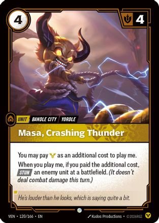 Masa, Crashing Thunder (120/166) - Vendetta