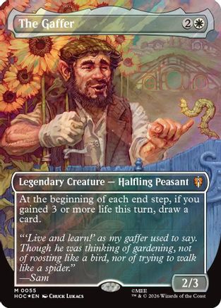 The Gaffer (Borderless) (Surge Foil) (HOC-055) - [The Hobbit] Foil
