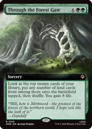 Through the Forest Gate (Extended Art) (HOB-310) - [The Hobbit] Foil