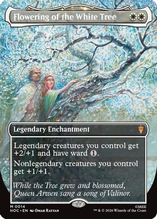 Flowering of the White Tree (Borderless) (HOC-014) - [The Hobbit: Eternal-Legal]