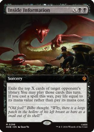 Inside Information (Extended Art) (HOB-296) - [The Hobbit] Foil