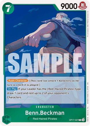 Benn.Beckman (OP17-027) - The World's Strongest Warriors
