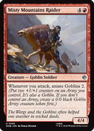 Misty Mountains Raider (HOB-105) - [The Hobbit] Foil