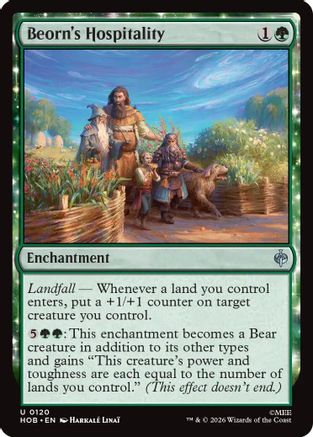 Beorn's Hospitality (HOB-120) - [The Hobbit] Foil