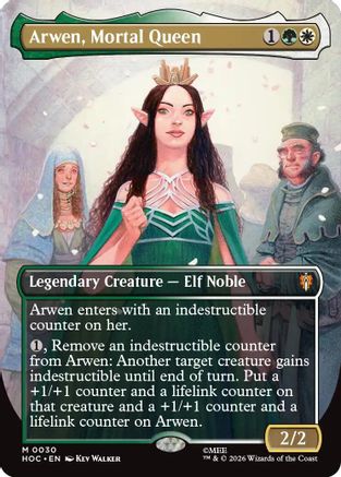 Arwen, Mortal Queen (Borderless) (HOC-030) - [The Hobbit: Eternal-Legal]