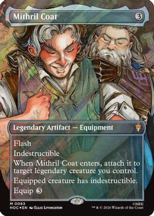 Mithril Coat (Borderless) (Surge Foil) (HOC-083) - [The Hobbit: Eternal-Legal] Foil
