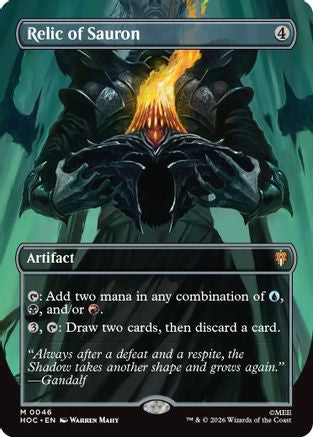 Relic of Sauron (Borderless) (HOC-046) - [The Hobbit: Eternal-Legal]