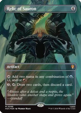 Relic of Sauron (Borderless) (Surge Foil) (HOC-086) - [The Hobbit: Eternal-Legal] Foil
