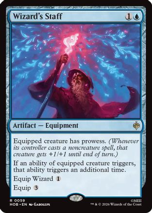 Wizard's Staff (HOB-059) - [The Hobbit] Foil