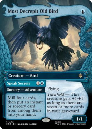 Most Decrepit Old Bird (Showcase) (HOB-221) - [The Hobbit] Foil
