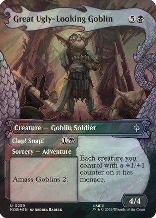 Great Ugly-Looking Goblin (Showcase) (Surge Foil) (HOB-259) - [The Hobbit] Foil