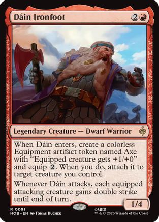 Dain Ironfoot (HOB-091) - [The Hobbit] Foil