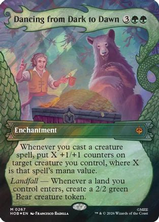 Dancing from Dark to Dawn (Showcase) (Surge Foil) (HOB-267) - [The Hobbit] Foil