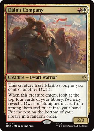 Dain's Company (HOB-152) - [The Hobbit] Foil