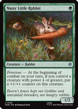 Nasty Little Rabbit (HOB-130) - [The Hobbit] Foil