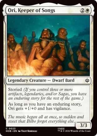 Ori, Keeper of Songs (HOB-023) - [The Hobbit] Foil