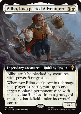 Bilbo, Unexpected Adventurer (Extended Art) (HOC-098) - [The Hobbit: Eternal-Legal]