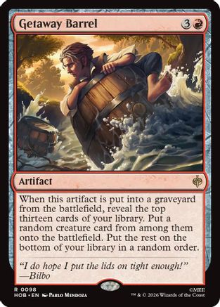 Getaway Barrel (HOB-098) - [The Hobbit: Eternal-Legal] Foil