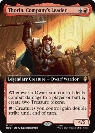 Thorin, Company's Leader (Extended Art) (HOC-100) - [The Hobbit: Eternal-Legal]