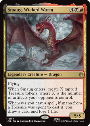 Smaug, Wicked Worm (HOB-164) - [The Hobbit] Foil