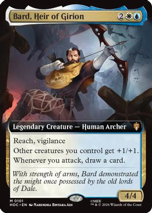 Bard, Heir of Girion (Extended Art) (HOC-101) - [The Hobbit: Eternal-Legal]