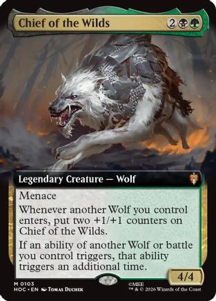 Chief of the Wilds (Extended Art) (HOC-103) - [The Hobbit: Eternal-Legal]