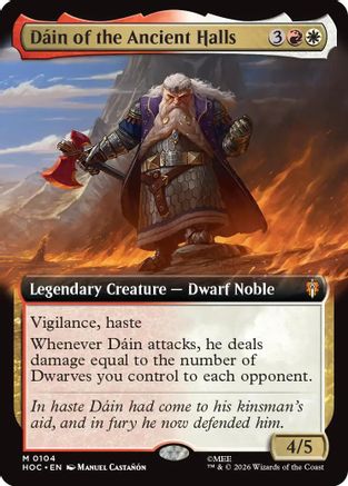 Dain of the Ancient Halls (Extended Art) (HOC-104) - [The Hobbit: Eternal-Legal]