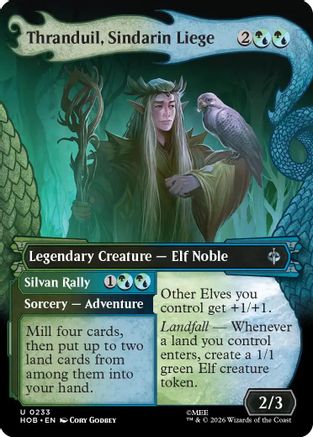 Thranduil, Sindarin Liege (Showcase) (HOB-233) - [The Hobbit] Foil