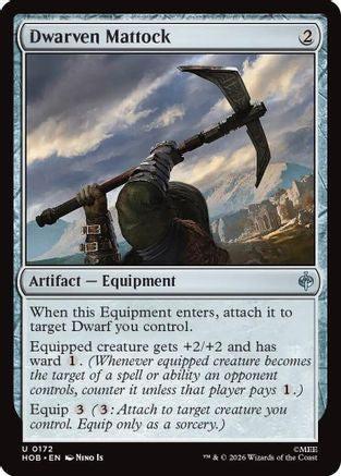 Dwarven Mattock (HOB-172) - [The Hobbit] Foil