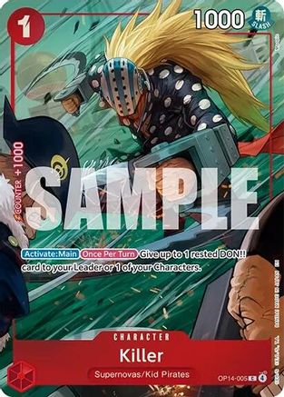 Killer (One Piece Card Game Illustration Box Vol. 8) (OP14-005) - One Piece Promotion Cards