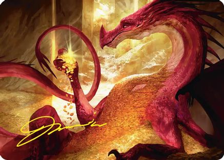 Gleaming Splendor Art Card (Gold-Stamped Signature) (ASHOB-004) - [Art Series: The Hobbit]