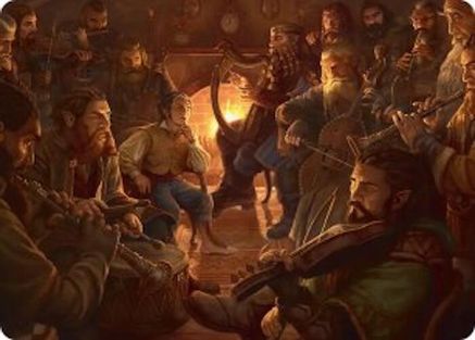 An Unexpected Party Art Card (ASHOB-006) - [Art Series: The Hobbit]