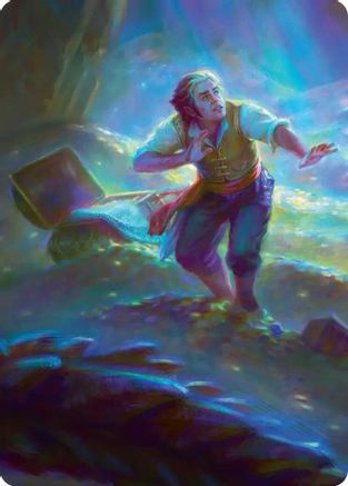 Bilbo's Burglaring Art Card (10/12) (ASHOB-010) - [Art Series: The Hobbit]
