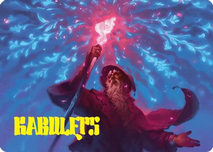 Wizard's Staff Art Card (Gold-Stamped Signature) (ASHOB-015) - [Art Series: The Hobbit]