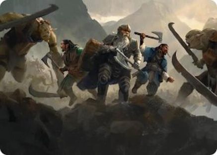 Struggle of Howling Steel Art Card (ASHOB-051) - [Art Series: The Hobbit]